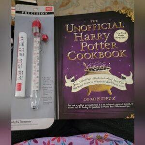 The Unofficial Harry Potter Cookbook Book And Candy/Fry Thermometer